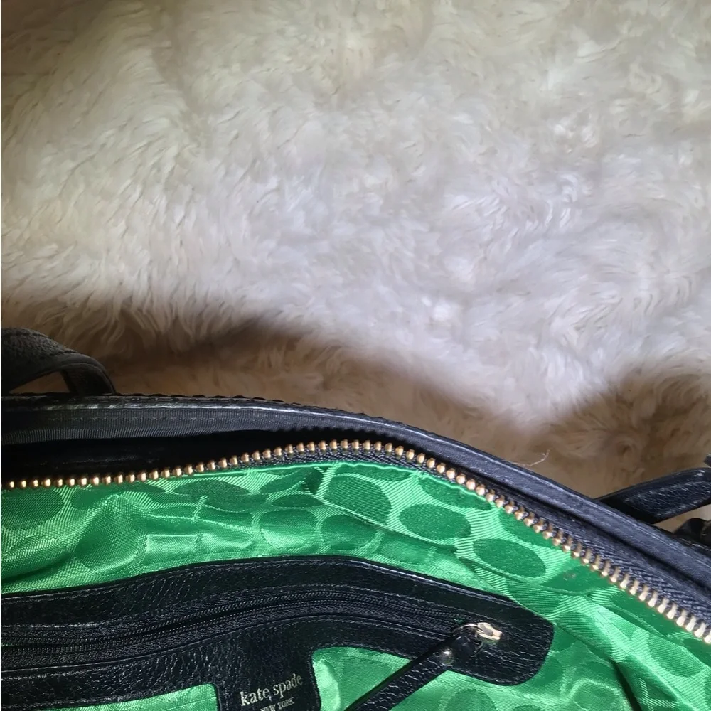 Kate spade black shoulder tote bag